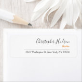 Professioneel Eenvoudig Onroerend goed Etiket (Insitu)