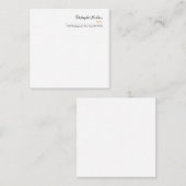 Professioneel Eenvoudig Onroerend goed Informatiekaartje (Voorkant / Achterkant)