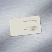 Professioneel Eenvoudig Onroerend goed Magnetisch Visitekaartje (Voorbeeld)