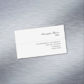 Professioneel Eenvoudig Onroerend goed Magnetisch Visitekaartje (Voorbeeld)