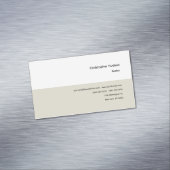 Professioneel Eenvoudig Onroerend goed Magnetisch Visitekaartje (Voorbeeld)