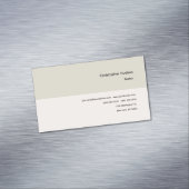 Professioneel Eenvoudig Onroerend goed Magnetisch Visitekaartje (Voorbeeld)