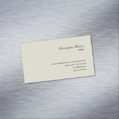 Professioneel Eenvoudig Onroerend goed Magnetisch Visitekaartje (Voorbeeld)