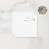 Professioneel Eenvoudig Onroerend goed Notitiekaartje (Voorkant / Achterkant in situ)