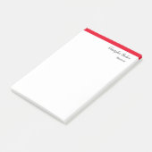 Professioneel Eenvoudig Onroerend goed Rood Wit Post-it® Notes (Schuin)