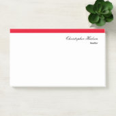 Professioneel Eenvoudig Onroerend goed Rood Wit Post-it® Notes (Kantoor)