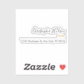 Professioneel Eenvoudig Onroerend goed Sticker (Vel)