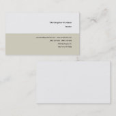 Professioneel Eenvoudig Onroerend goed Visitekaartje (Voorkant / Achterkant)