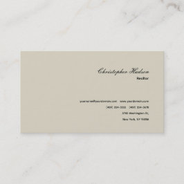 Professioneel Eenvoudig Onroerend goed Visitekaartje