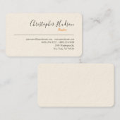 Professioneel Eenvoudig Onroerend goed Visitekaartje (Voorkant / Achterkant)