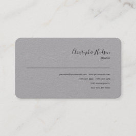 Professioneel Eenvoudig Onroerend goed Visitekaartje