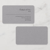 Professioneel Eenvoudig Onroerend goed Visitekaartje (Voorkant / Achterkant)