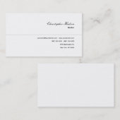 Professioneel Eenvoudig Onroerend goed Visitekaartje (Voorkant / Achterkant)