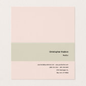 Professioneel Eenvoudig Onroerend goed Visitekaartje (Buitenkant ongevouwen)