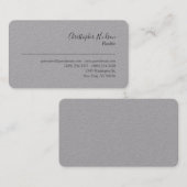 Professioneel Eenvoudig Onroerend goed Visitekaartje (Voorkant / Achterkant)