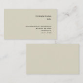 Professioneel Eenvoudig Onroerend goed Visitekaartje (Voorkant / Achterkant)