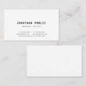 Professioneel Eenvoudig Ontwerp Elegante Sjabloon Visitekaartje (Voorkant / Achterkant)