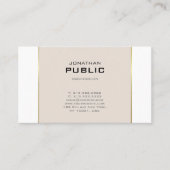 Professioneel Eenvoudig Ontwerp Trendy Creatieve V Visitekaartje (Voorkant)