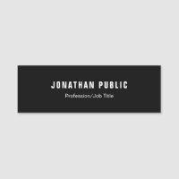 Professioneel Eenvoudig Ontwerp Zwart Sjabloon Mod