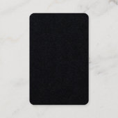 Professioneel, eenvoudig stijlvol visitekaartje (Achterkant)