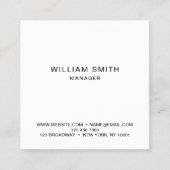 Professioneel, eenvoudig Visitekaartje (Voorkant)