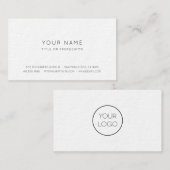 Professioneel eenvoudig visitekaartje (Voorkant / Achterkant)