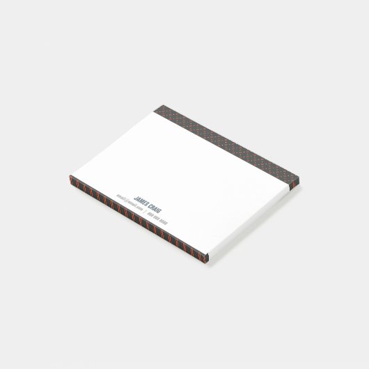 Professioneel eenvoudig voor hem: Schone Masculine Post-it® Notes (Schuin)