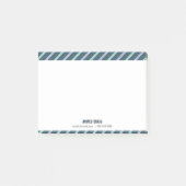 Professioneel eenvoudig voor hem: Schone Masculine Post-it® Notes (Voorkant)