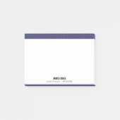 Professioneel eenvoudig voor hem: Schone Masculine Post-it® Notes (Voorkant)