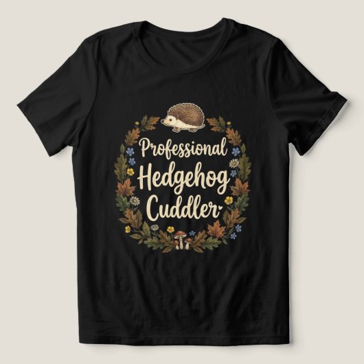 Professioneel Egelveerknuffelaar Tri-Blend Shirt (Design voorkant)