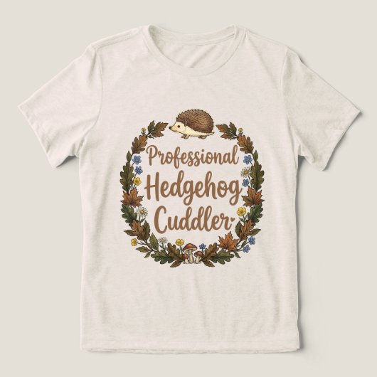 Professioneel Egelvjoter Tri-Blend Shirt (Design voorkant)