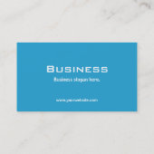 Professioneel, elegant blauw computerreparatie visitekaartje (Achterkant)