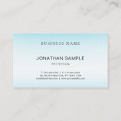 Professioneel Elegant Blauw Modern Eenvoudig Duide Visitekaartje (Achterkant)