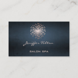 Professioneel elegant chic dandelion visitekaartje