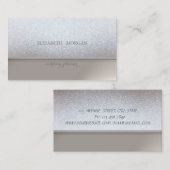 Professioneel Elegant Chic Glitterend Visitekaartje (Voorkant / Achterkant)