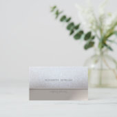 Professioneel Elegant Chic Glitterend Visitekaartje (Staand voorkant)