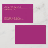 Professioneel elegant Creative Trendy Modern Visitekaartje (Voorkant / Achterkant)