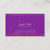 Professioneel Elegant Design Premium Pearl Luxe Visitekaartje (Achterkant)