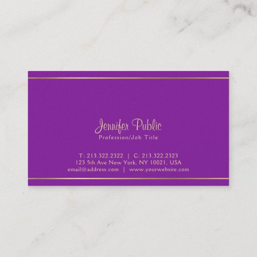 Professioneel Elegant Design Premium Pearl Luxe Visitekaartje (Achterkant)