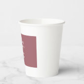 Professioneel elegant, eenvoudig minimalistisch, m papieren bekers (Links)