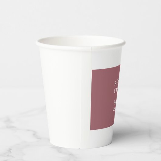 Professioneel elegant, eenvoudig minimalistisch, m papieren bekers (Rechts)