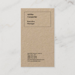 Professioneel elegant, eenvoudig minimalistisch, m visitekaartje