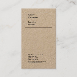 Professioneel elegant, eenvoudig minimalistisch, m visitekaartje