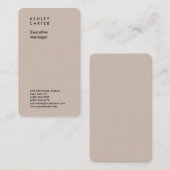 Professioneel elegant, eenvoudig minimalistisch, m visitekaartje (Voorkant / Achterkant)