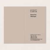 Professioneel elegant, eenvoudig minimalistisch, m visitekaartje (Buitenkant ongevouwen)