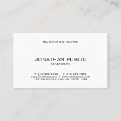 Professioneel, elegant, eenvoudig ontwerp, modern visitekaartje (Achterkant)