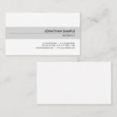 Professioneel, elegant, eenvoudig ontwerp, modern visitekaartje (Voorkant / Achterkant)