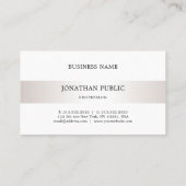 Professioneel, elegant, eenvoudig ontwerp, modern visitekaartje (Achterkant)