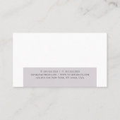 Professioneel, elegant, eenvoudig ontwerp, modern visitekaartje (Achterkant)