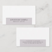 Professioneel, elegant, eenvoudig ontwerp, modern visitekaartje (Voorkant / Achterkant)